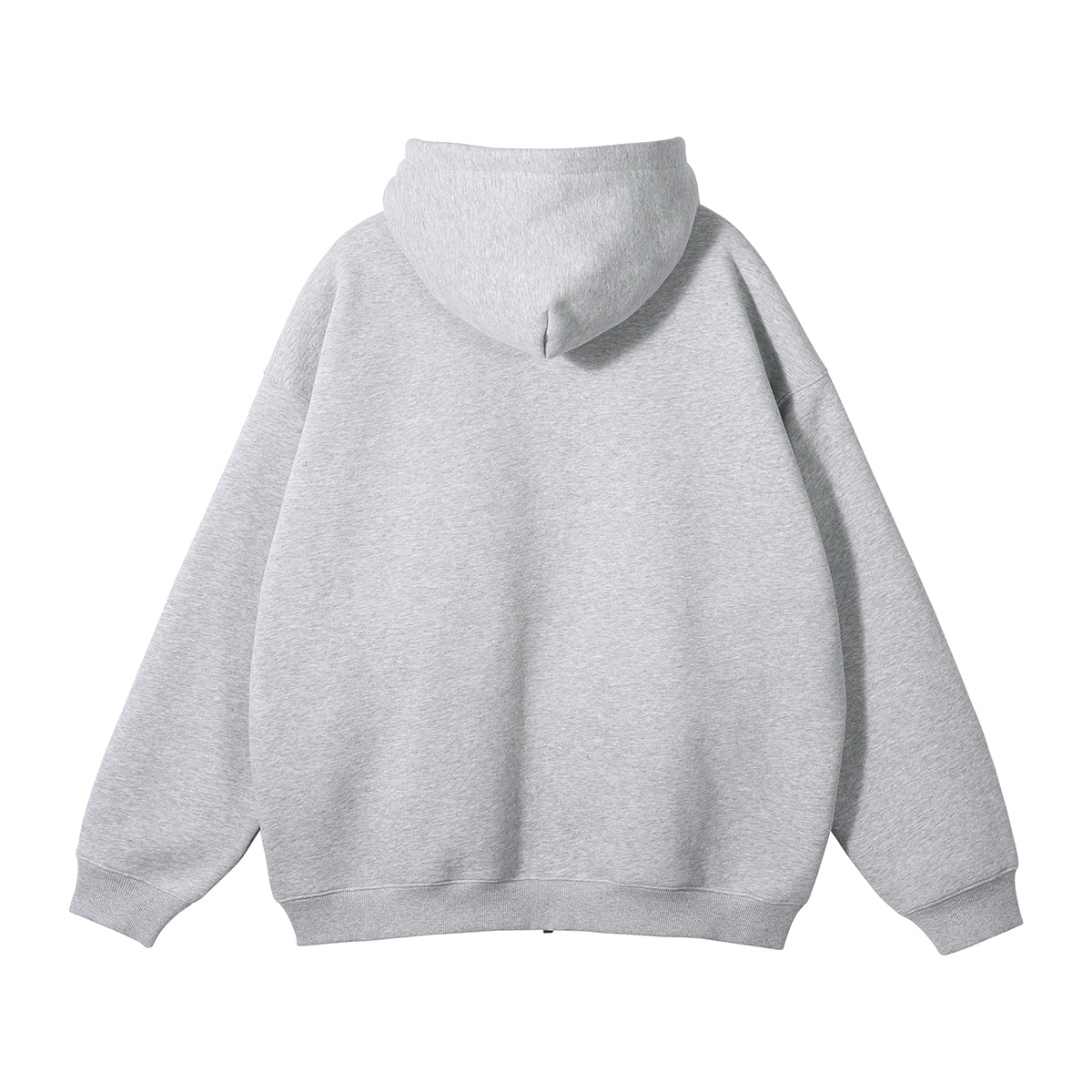 BLANQ 01 Zipper Hoodie - Gray