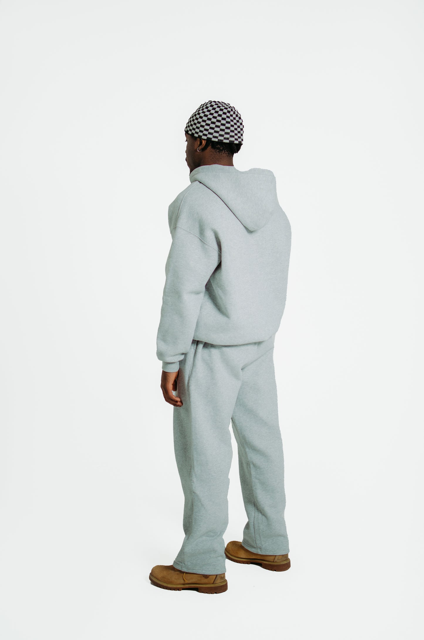 BLANQ 01 Zipper Hoodie - Gray